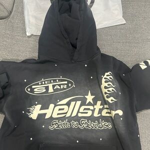 Hellstar Men's Black Graphic Hoodie - Hellstar